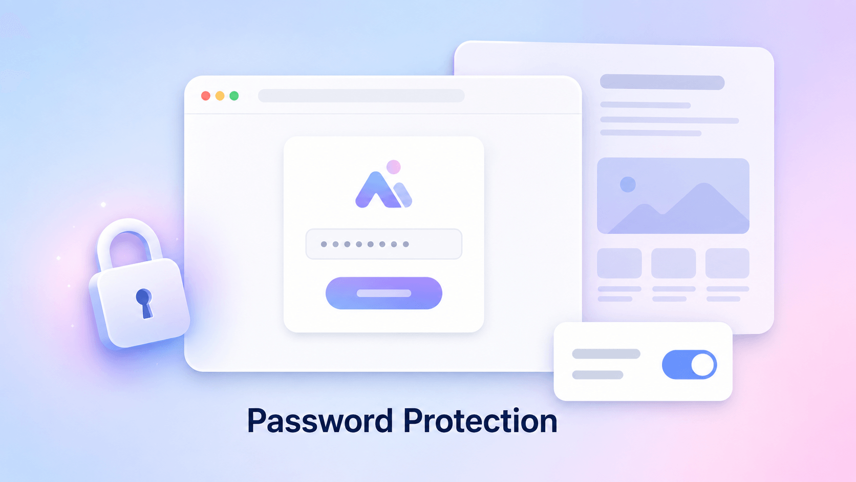 Password-protect your website until launch